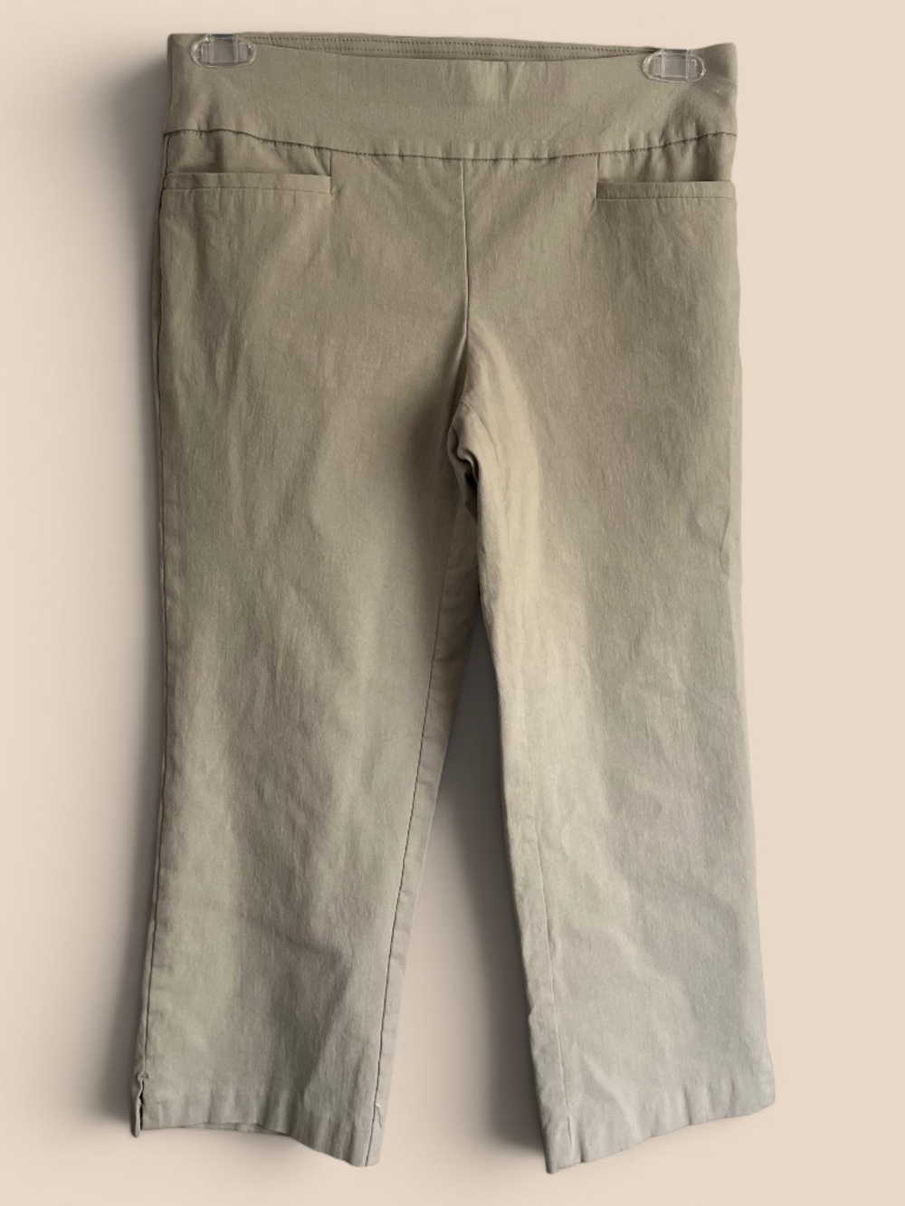 Christopher and Banks Khaki Capri Pants Size 6